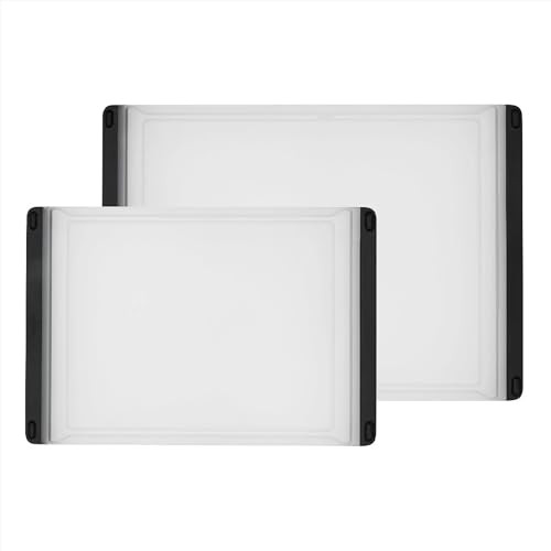 OXO Good Grips 2Piece Cutting Board Set Cutting Boards for Kitchen Prep NonPorous DoubleSided Design DishwasherSafe Dura