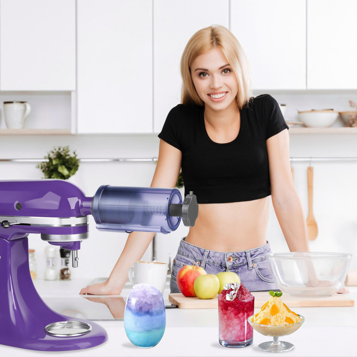 Jooke Shaved Ice Attachment for Kitchenaid Stand MixerIce Crushers for Home UseHomemade Shaved Ice MakerSnow Cone Machin