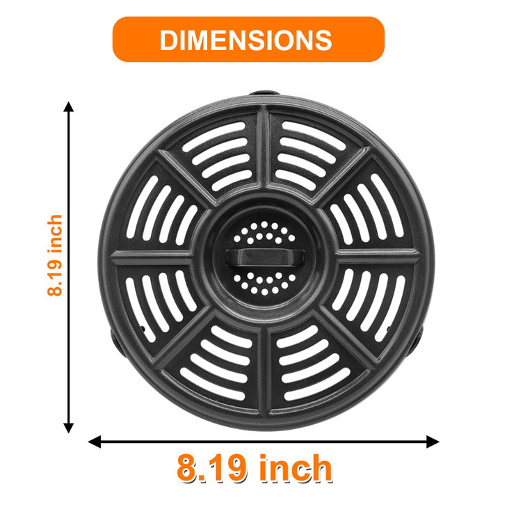 GWY Air fryer Accessories for Ninja Air Fryer 4 QT AF101 55 Quart AF161 Max XL AF150 XL 82 Round Food Grade Air Fryer Gr
