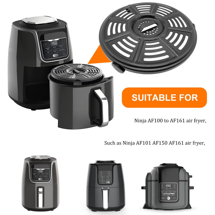GWY Air fryer Replacement Tray for Ninja Air Fryer AF101 4 QT AF161 Max XL AF150 XL 55 Quart 82 Round Food Grade Air Fry