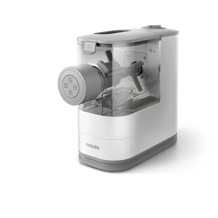 Philips Kitchen Appliances Compact Pasta and Noodle Maker Viva Collection Comes with 3 Default Classic Pasta Shaping Dis
