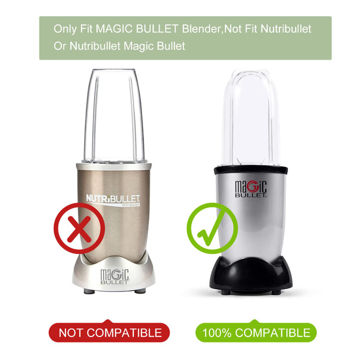 Pack of 2 Cross Blade Blender Magic Bullet Replacement Parts Compatible with 250watt Magic Bullet MB1101 Series Blender