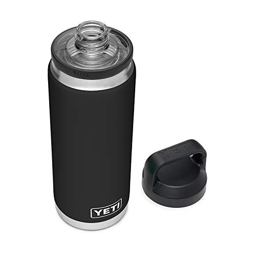 YETI Rambler 26 oz Bottle Vacuum Insulated Stainless Steel with Chug Cap Black