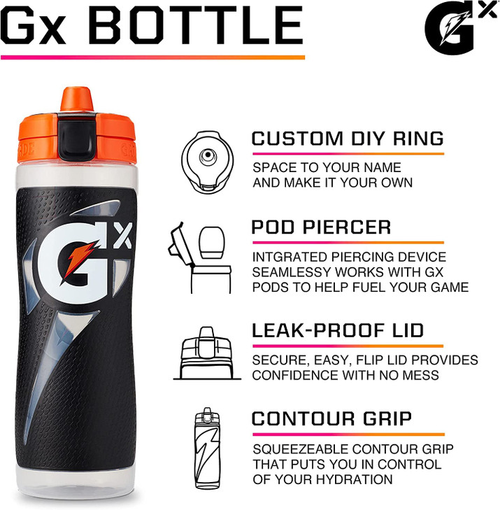 Gatorade Gx Marble Black 30 Oz