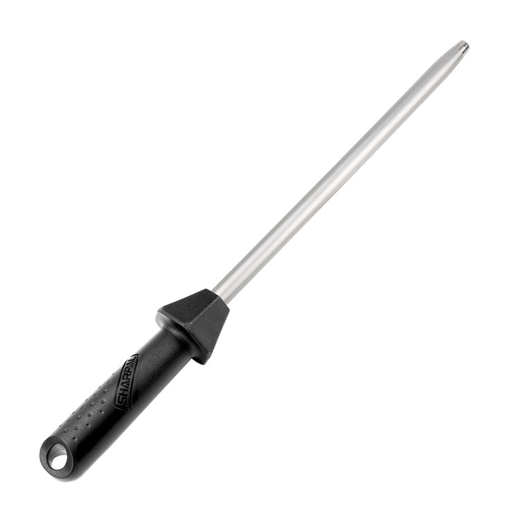 SHARPAL 119N Diamond Sharpening Steel Professional Solid Knife Sharpener Honing Rod with BuiltIn Angle Guides Sharpens R