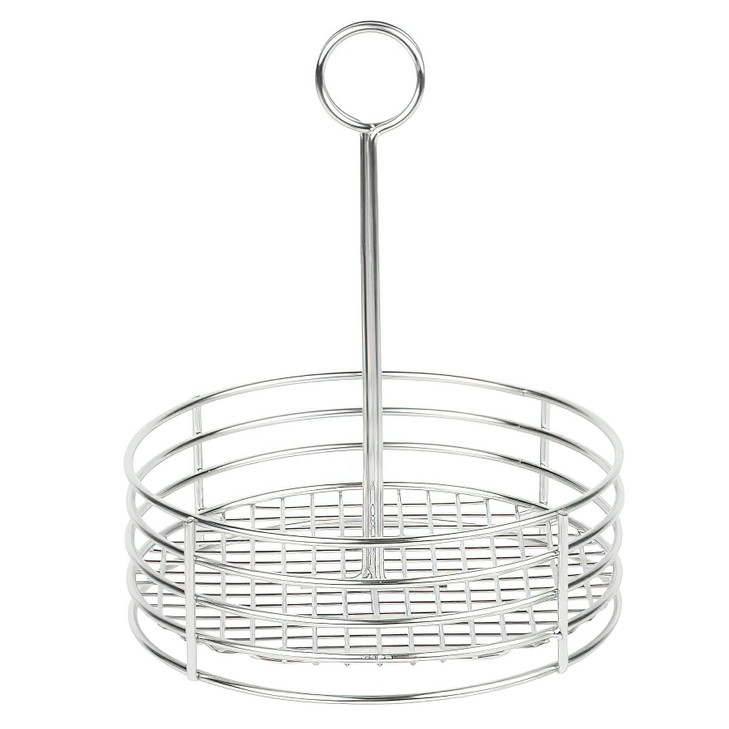 GET Stainless Steel Round Condiment Caddy Table Caddies Collection 75
