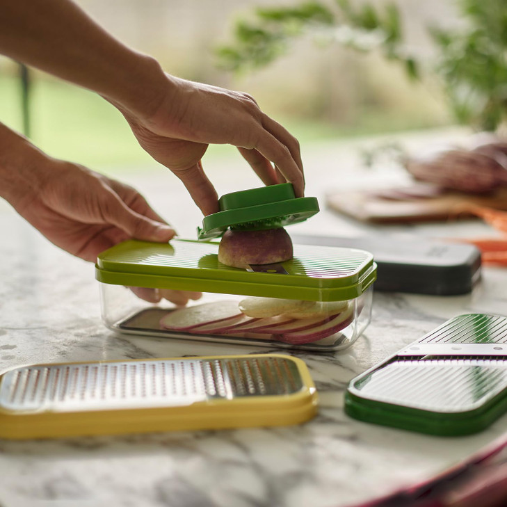 Joseph Joseph MultiPrep Compact 4in1 Multifunctional Set Kitchen Vegetable Chopper Dicer Cheese Grater Mandoline Veggie