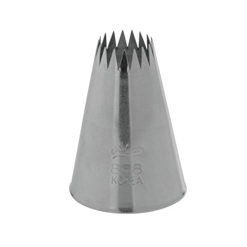 Ateco 868 French Star Pastry Tip 63 Opening Diameter Stainless Steel