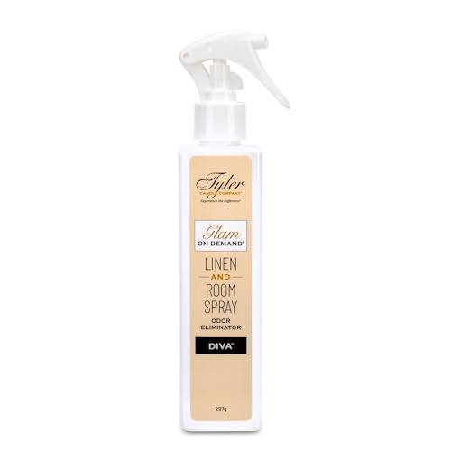 Tyler Candle Company Diva Glamorous Gift Suite VI On Demand Room Spary Glamorous Wash Jar Candle Autoglam