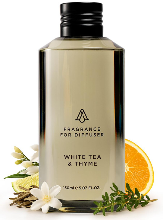 AromaPlan Hotel Scents White Tea Thyme 5 Fl Oz 148ml Home Luxury Aroma Hotel Fragrance Diffuser Oil Hotel Diffuser Oil f
