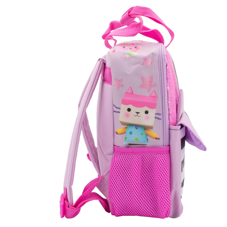 AI ACCESSORY INNOVATIONS Gabbys Doll House 12 Mini Backpack for girls Flip Sequin School Bag for Preschool Pandy Paws Fl