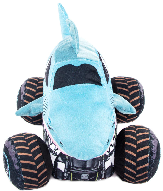 Jay Franco Monster Jam Plush Stuffed Megalodon Pillow Buddy Super Soft Polyester Microfiber 16 inches