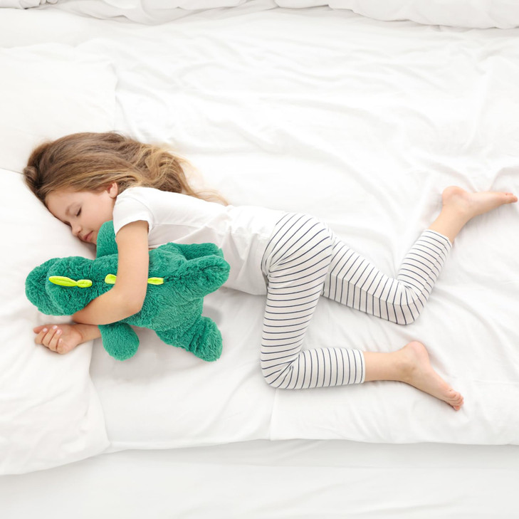 YOUBLEK 16 2 Pounds Green Dinosaur Weighted Stuffed AnimalsSensory Comfort Plush Throw Pillow ToyKawaii Plushies Hugging