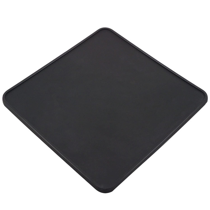 Ezebesta Coffee Tamper Mat for Portafilter Silicone Tamping Pad Espresso Machine Accessories Black