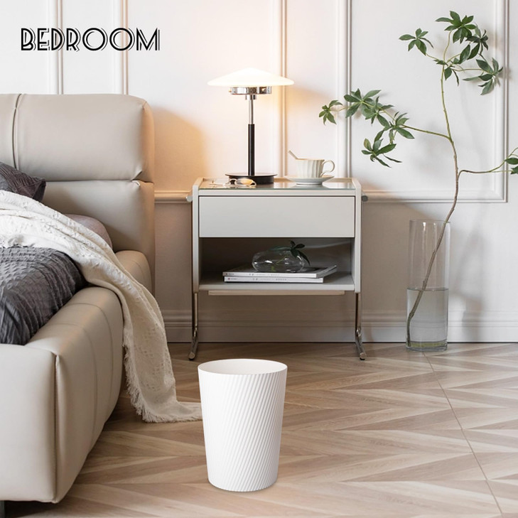 UUJOLY Small Trash Can Wastebasket Garbage Can Container Bins for Bathrooms Laundry Room Kitchens Offices Kids Rooms Dor