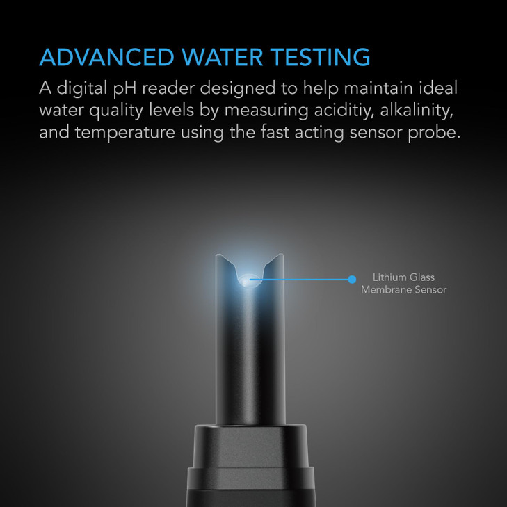 AC Infinity pH Meter Kit High Precision Digital pH Pen with 01 pH Accuracy Nutrient Test pH Meter for Water Hydroponics