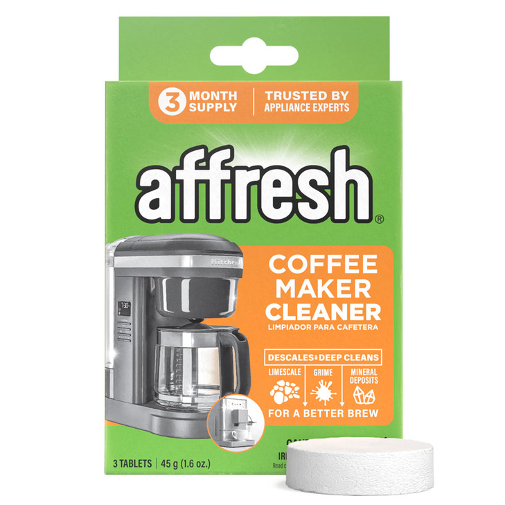 Affresh Coffee Maker Cleaner Works with Multicup and Singleserve Brewers 3 Tablets