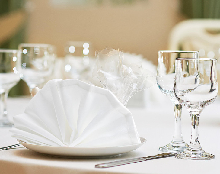 Utopia Home 24 Pack White Cloth Napkins 17x17 Inches 100 Polyester Hemmed Edges Washable and Reusable Ideal for Parties