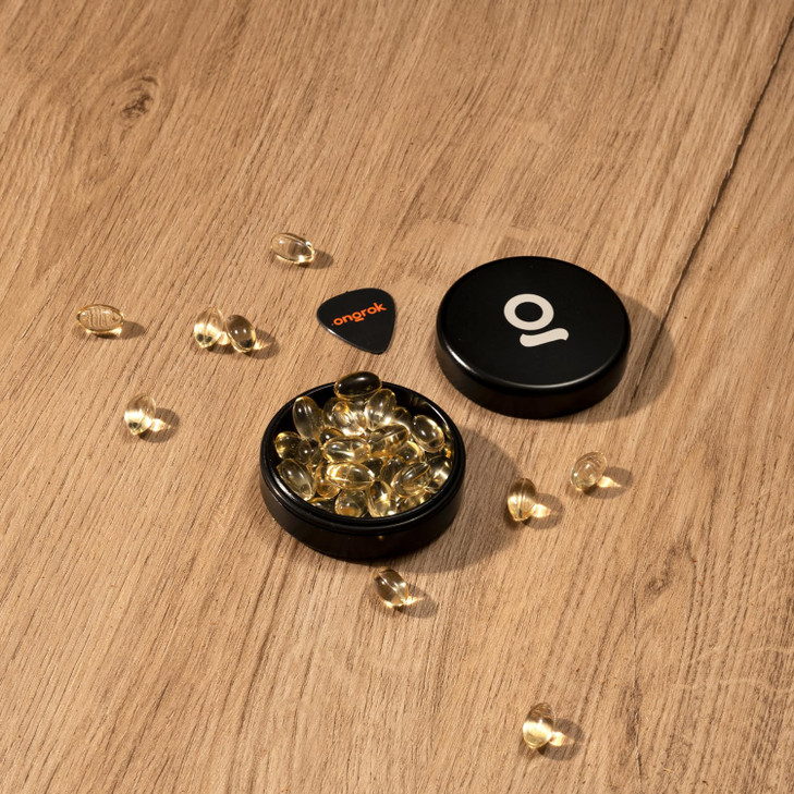 ONGROK Storage Puck Black Perfect Size Case to Store in Your Pocket Airtight Preserves Moisture Profile Smell and Aroma