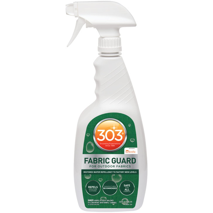 303 Fabric Guard Restores Water and Stain Repellency To Factory New Levels Simple and Easy To Use Manufacturer Recommend