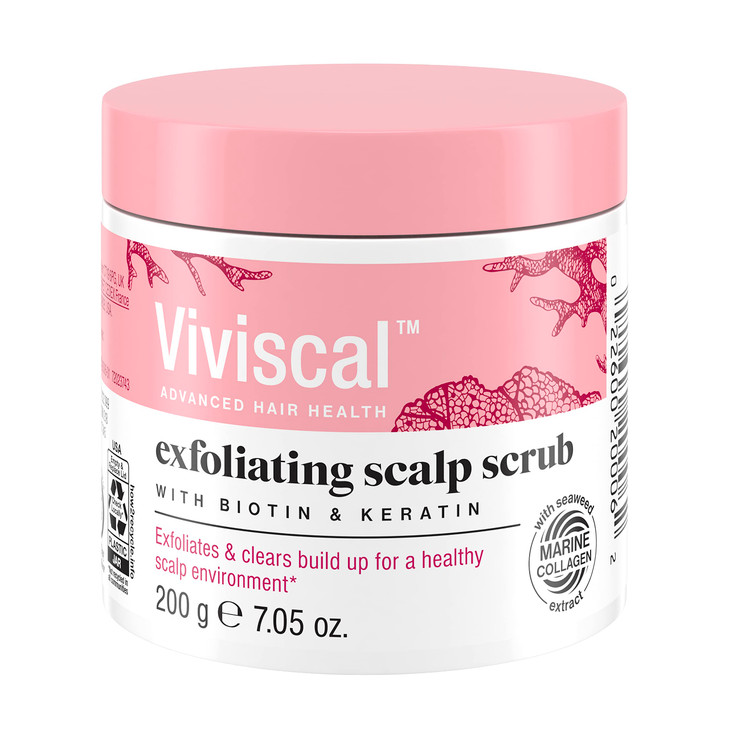 Viviscal Exfoliating Scalp Scrub, Clarifying Scrub with Biotin & Keratin, Promote Fuller & Healthier Hair Growth, Gentle Exfoliating Scalp Treatment,
