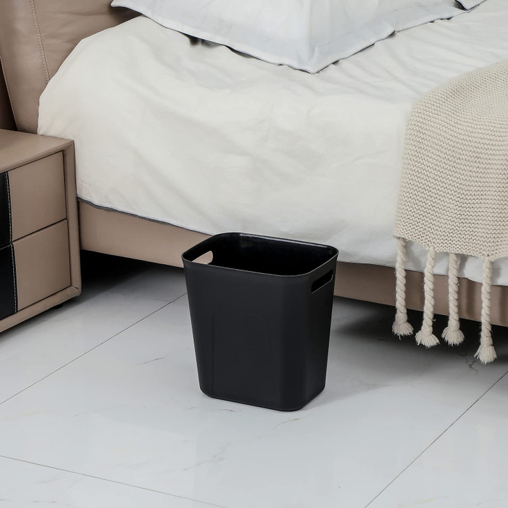 UUJOLY Plastic Small Trash Can Wastebasket Garbage Container Basket for Bathrooms Laundry Room Kitchens Offices Kids Roo