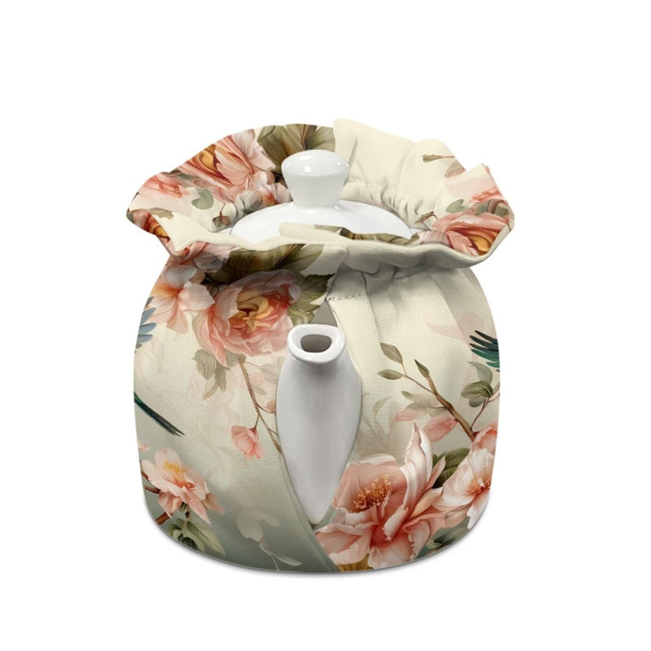ZUXONGSY Hummingbird Tea Cozy for Teapot Insulated Rose Hibiscus Tea Pot Cozy for Keeping Warm for Gift Cup Cozy Home Ki