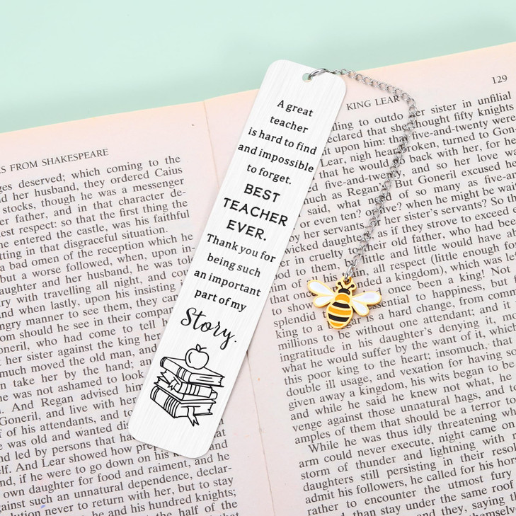 Valentine Teacher Gifts Supplies Thank You Bookmark for Preschool Teacher Must Haves Cool Teachers Gifts from Student Va