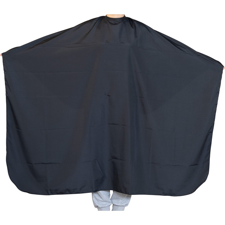 Large Size 63" x 55" Barber Cape Professional Salon Cape Hairdresser Hair Cutting Cover Cape with Adjustable Snap Closure for Men Women Kids Hair Cut