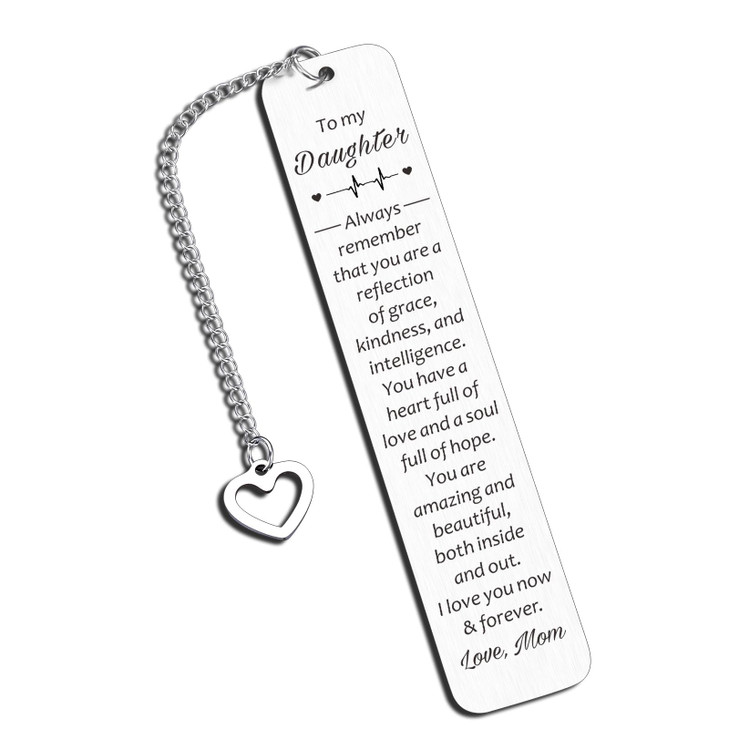 Valentines Day Gifts for Teen Girls Bookmarks for Daughter from Mom Dad Top Christmas Gift Ideas for Girls Book Lover Te