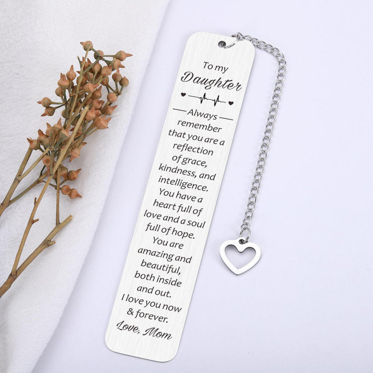 Valentines Day Gifts for Teen Girls Bookmarks for Daughter from Mom Dad Top Christmas Gift Ideas for Girls Book Lover Te