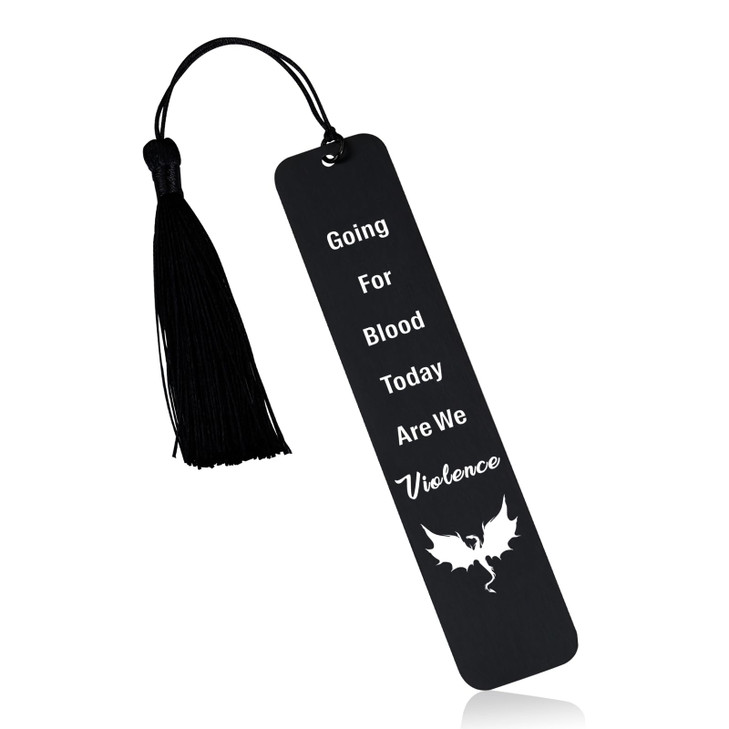 Dragon Bookmark for Book Lover Bookish Gift for Him Her Dragon Bookmark Romantasy Merchandise Top Teen Boys Gifts