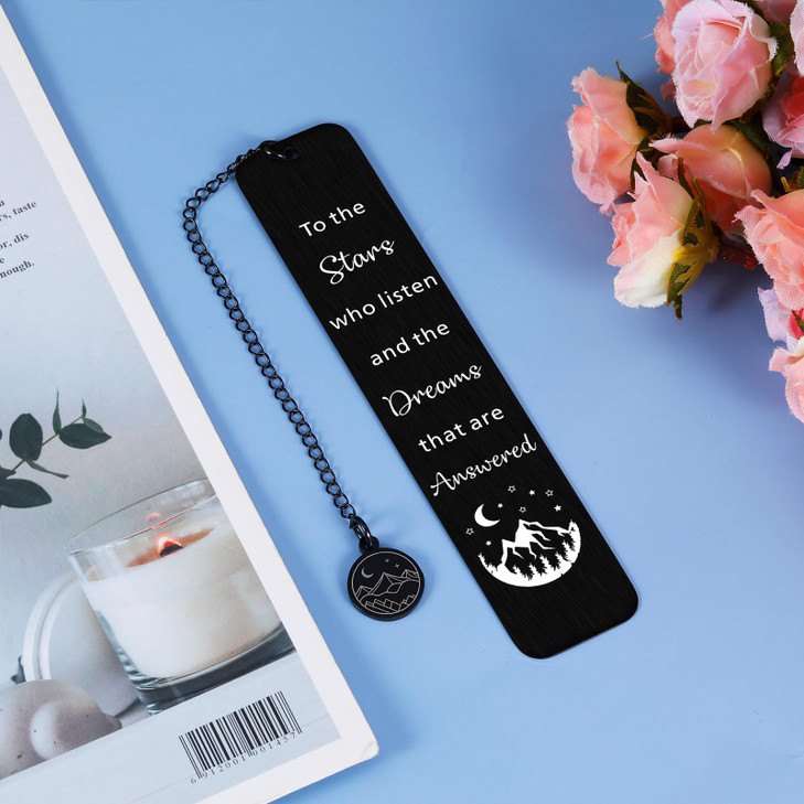 Throne of Glass Merch Bookmark Christmas Stocking Stuffers for Women Men Dark Romance Fantasy Bookmark Birthday Gifts fo