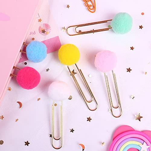 NUOBESTY 30pcs Clip Memo Notebook Supplies Paper Bookmarks Mixed Planner Scrapbook Photos Cards Bookmark Novelty Kawaii