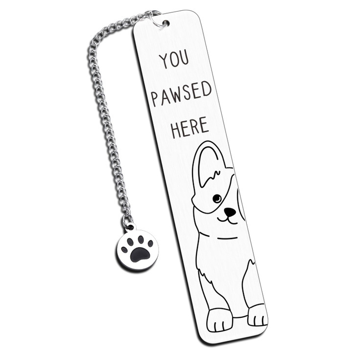 Book Marks for Reading Women Dog Mom Gifts Corgi Gifts for Corgi Lovers Back to School Supplies for Teen Girls Boys Book