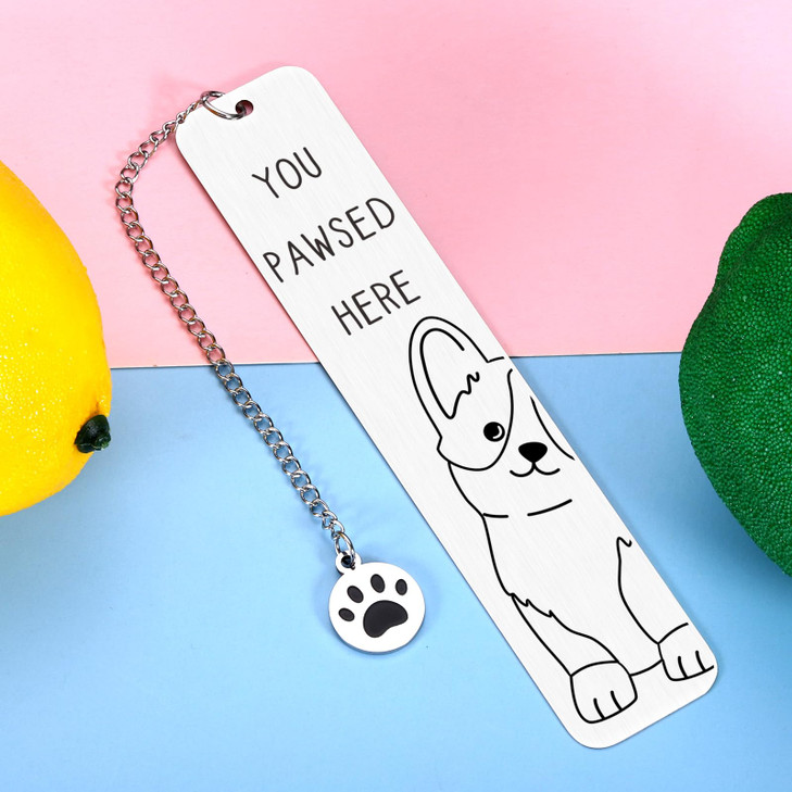 Book Marks for Reading Women Dog Mom Gifts Corgi Gifts for Corgi Lovers Back to School Supplies for Teen Girls Boys Book