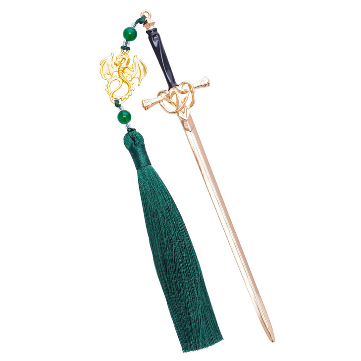 Berirexrion Dragon Sword Metal Bookmarks Fantasy Fourth Wing Book Mark Gift Reading Men Cool Aesthetic Merch Green Tasse