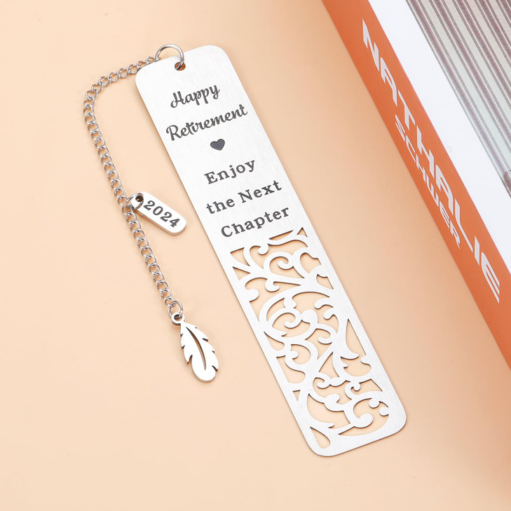 Retirement Gifts for Women Men 2024 Retirement Bookmark Gifts for Teacher Coworker Colleague Employee Work Bestie Retire