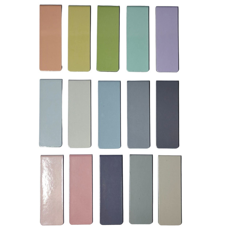 15 Pieces Magnetic Bookmark Magnet Page Marker Book Marker Clips Magnetic Page Clips for Book Lovers Readers Students Te