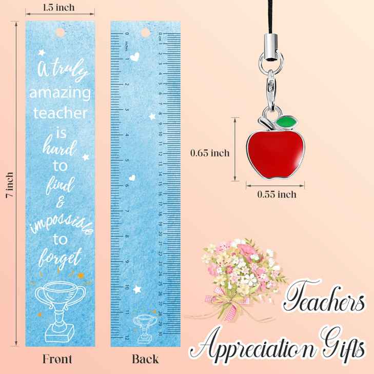 Outus 12 Set Teacher Bookmark for Women Teacher Appreciation Thank You Gifts from Students Back to School Gifts Reading