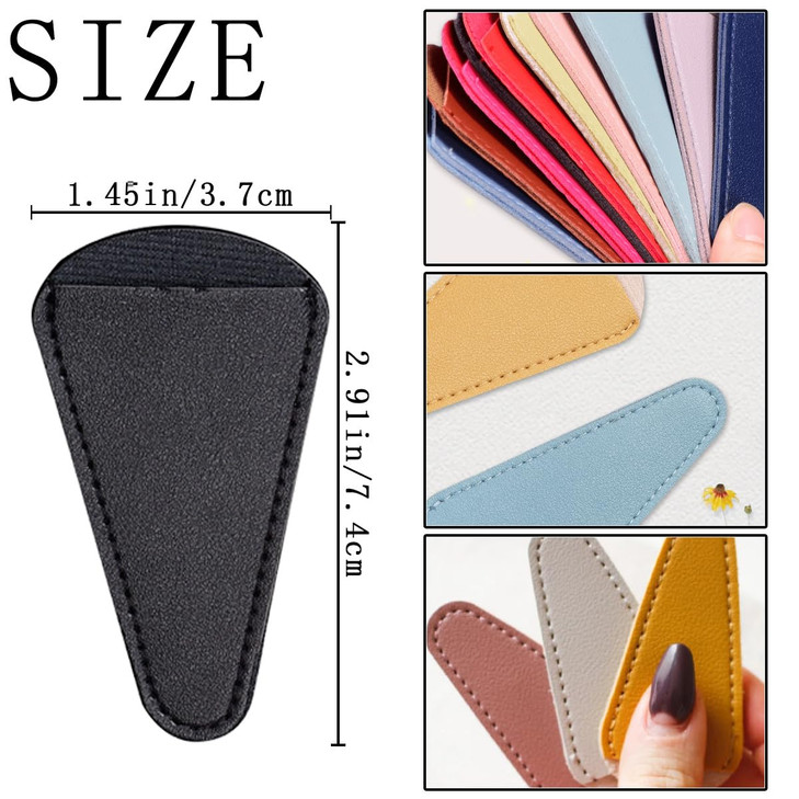 16 PCS Multicolor Scissor Tip Covers Sewing Scissor Sheath Cover Safety Synthetic Leather Sheath Scissors Protector Scis