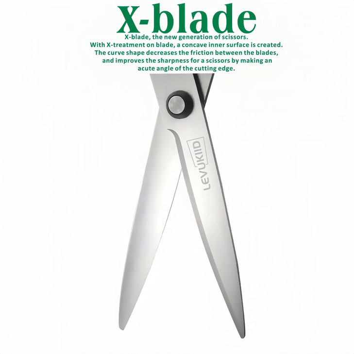 Scissors All Purpose 3 Pack Office scissorsSharp Pointed Tip Comfort Grip Multipurpose Scissors for Adult Office Craft S