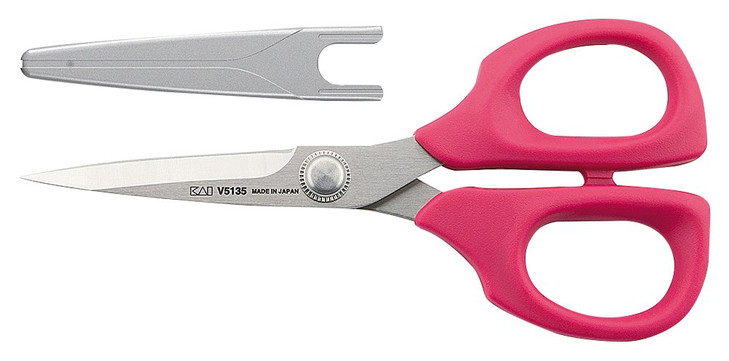 Kai V5135P Embroidery Scissors Handle Pink 135 mm Kai Scissors