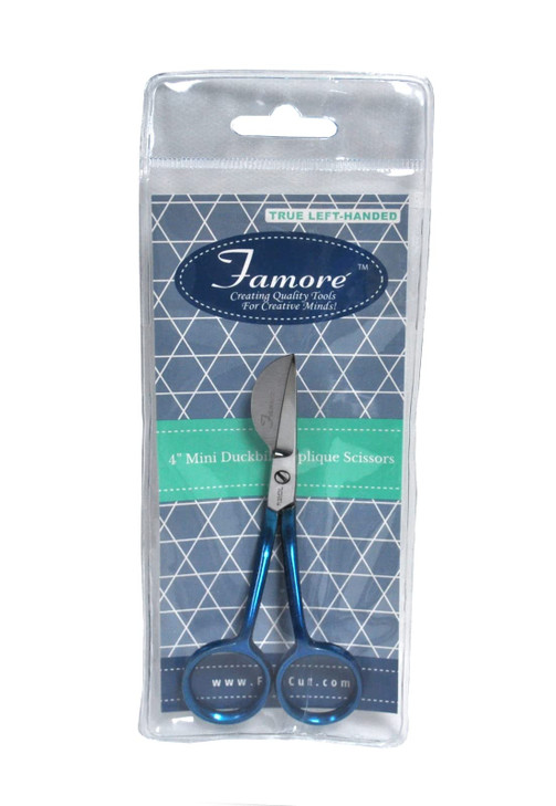 True Left Handed Mini Duck Bill Applique Scissors