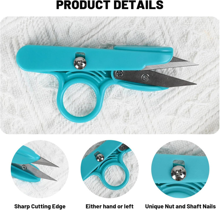 UCEC Thread Snips for Cutting Thread Cutter Yarn Scissor for Crocheting Embroidery Scissors Fabric Scissors Small Sewing