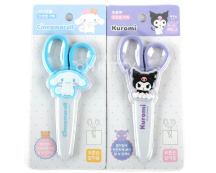 CinnamonrollKuromis Officially Licensed Two Scissors Set with Safety Caps