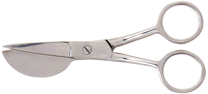 Famore Cutlery LeftHanded Mini Duck Bill Applique 412in Scissors Stainless