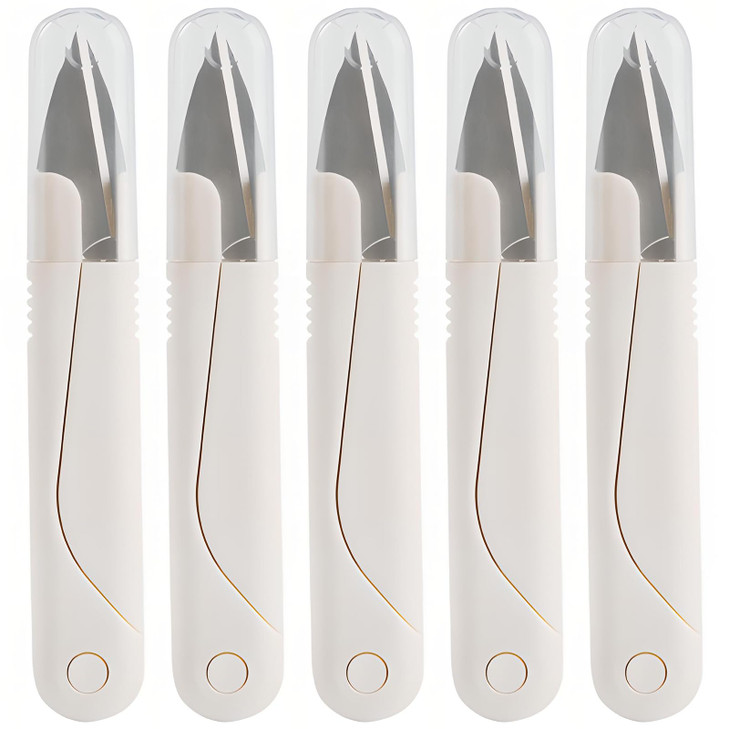 5Pack Stainless Steel Thread Cutter Scissors Ergonomic Versatile and Durable for Crafting Embroidery and Knitting