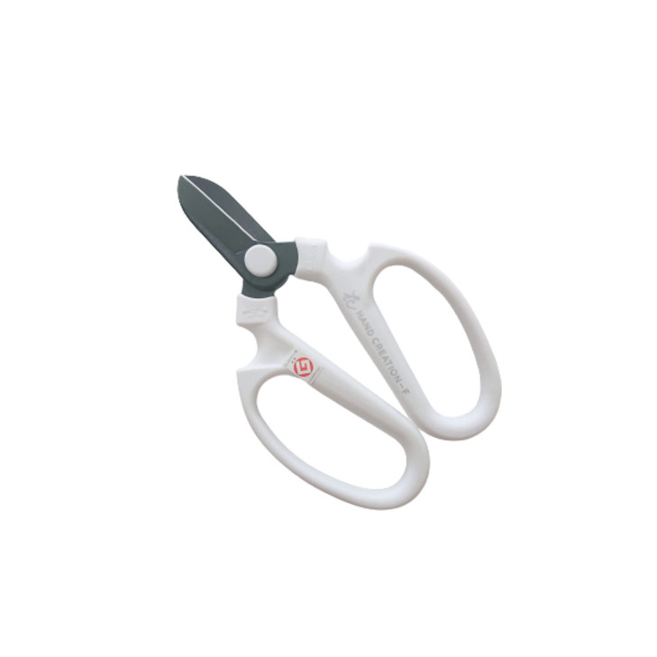 Flower Shears Hand Creation Florist Scissors Made in Japan F170 Black Blade White