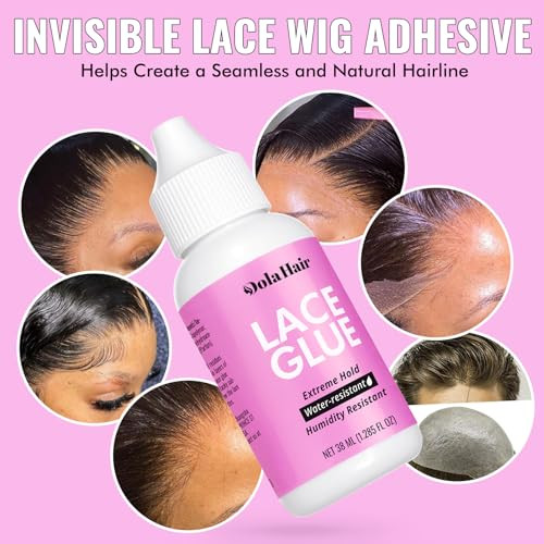 Dolahair Lace Wig Glue Kit - Waterproof Lace Front Adhesive for Wigs (Glue Kit-5pcs)